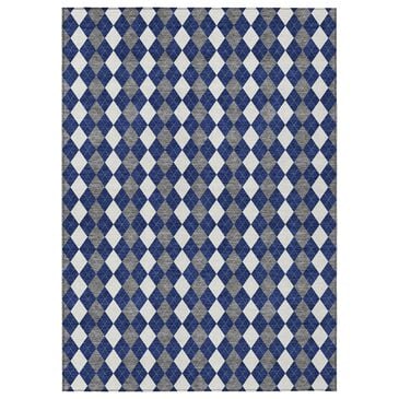 Dalyn Rug Company Wonderland WN20 3" x 5" Navy Indoor/Outdoor Area Rug, , large