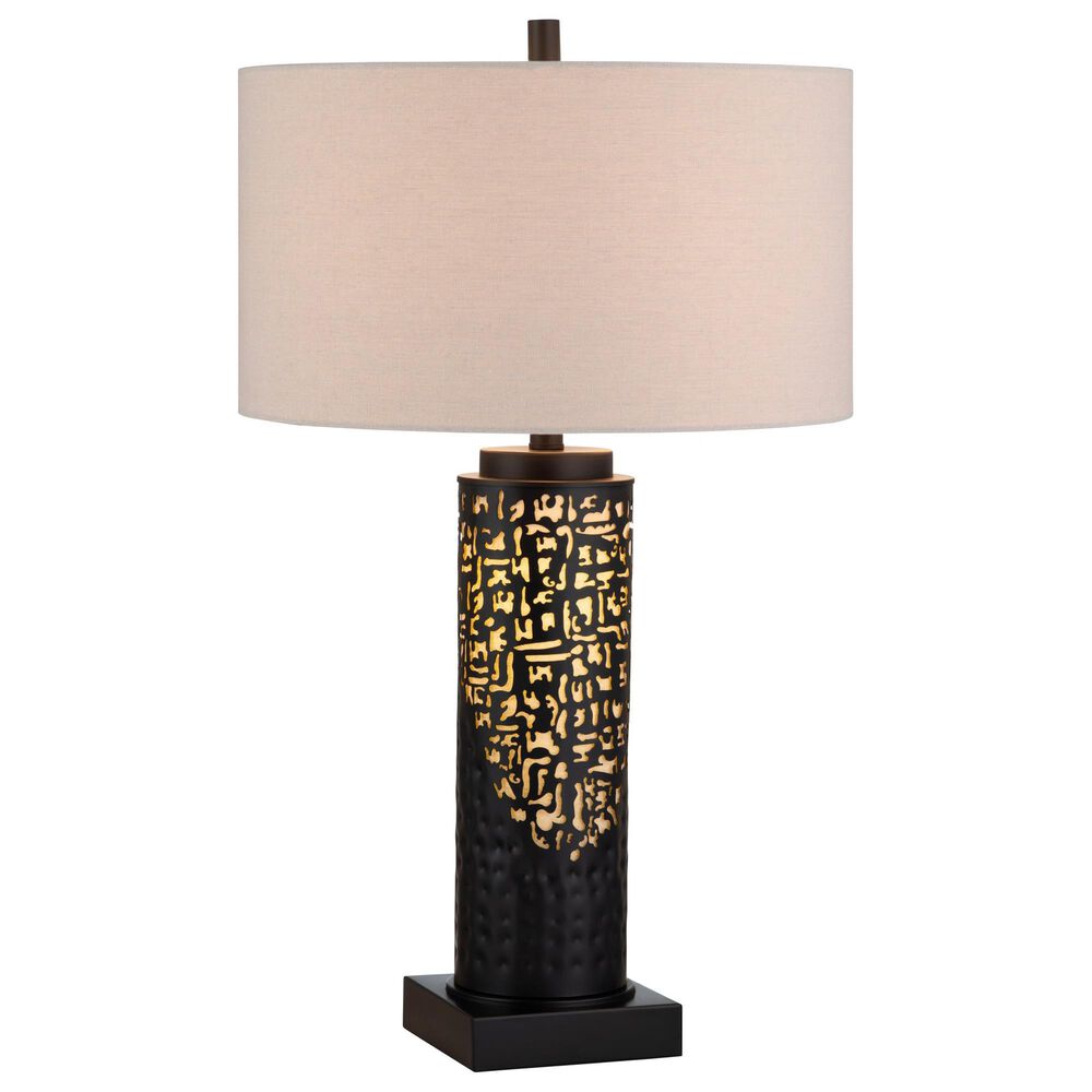 Crestview Collection Emberdale Table Lamp in Black, , large