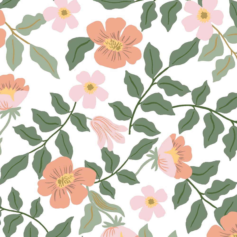 Rifle Paper Co Crafted by Cloth and Company Mayfair Queen Headboard in Aviary Black/Cream, , large