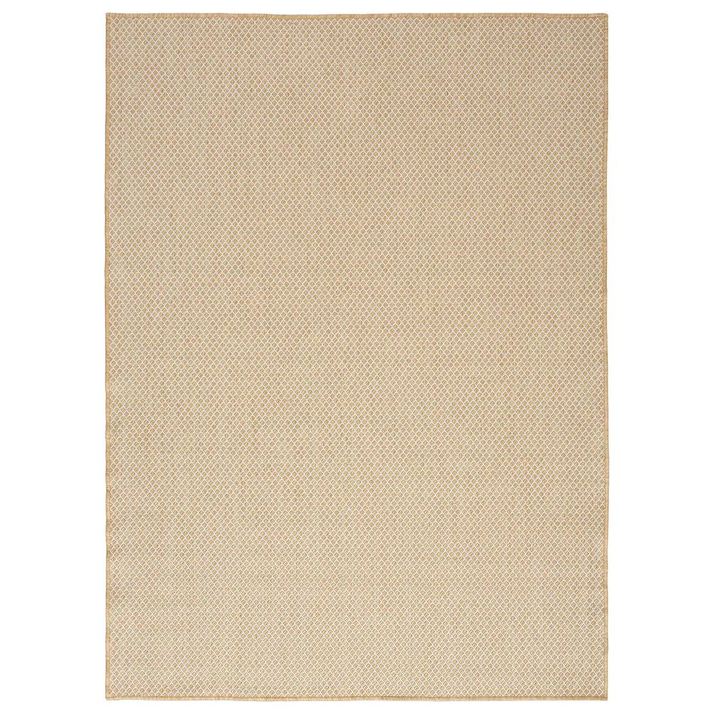 Nourison Courtyard Natural 8&#39; x 10&#39; Indoor/Outdoor Area Rug, , large