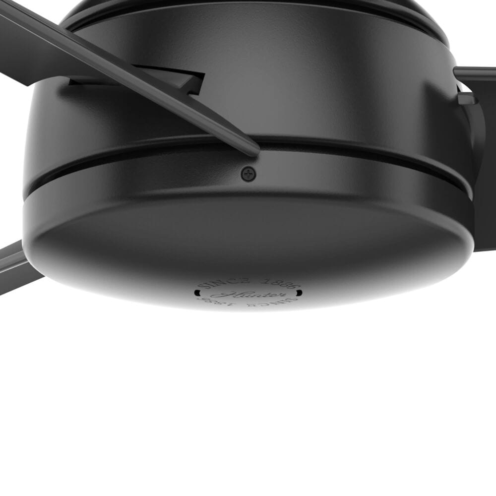 Hunter Trimaran 52&quot; Outdoor Ceiling Fan in Matte Black, , large