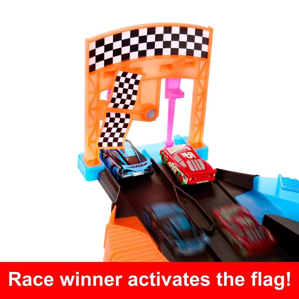 Barbie Launch and Criss-Cross Glow Race Playset in Multicolor, , large
