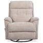 Flexsteel Sophisticated Manual Swivel Gliding Recliner in Oat, , large