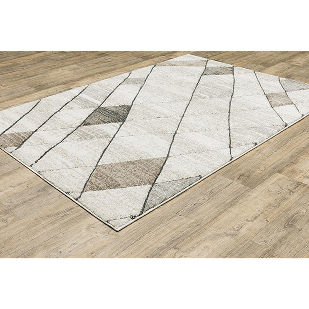 Oriental Weavers Cambria Geo Lattice 3&#39;3&quot; x 5&#39; Beige Area Rug, , large