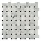 MS International Marble Arabescato Carrara 12" x 12" Honed Natural Stone Mosaic Sheet, , large