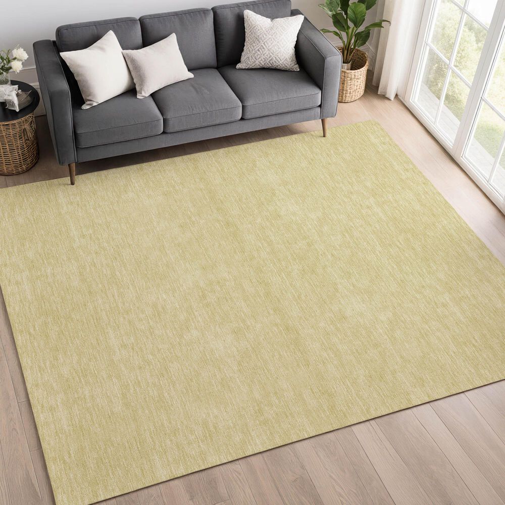 Dalyn Rug Company Soft Essentials Solid Wheat 3' x 5' Area Rug, , large