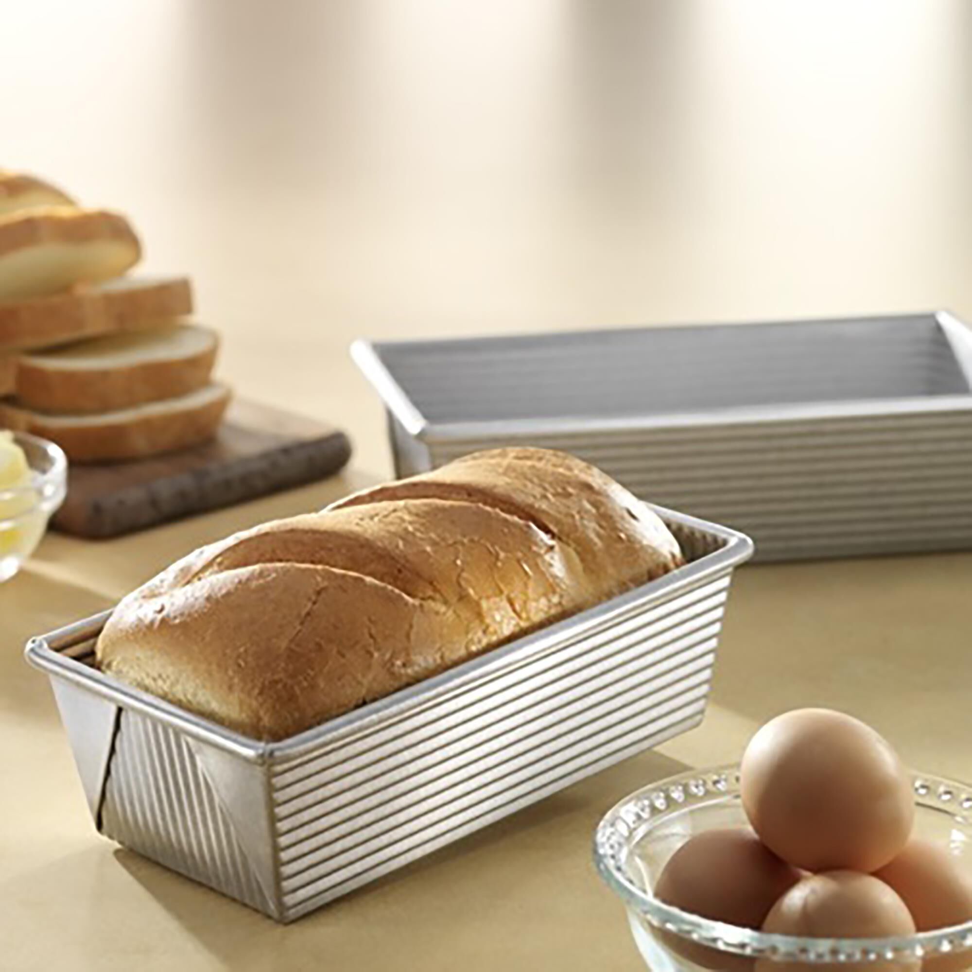 Large bread pans top