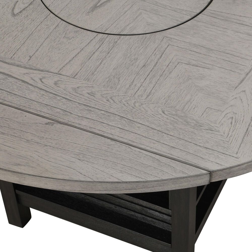 Crown Mark 7-Piece Dining Set in Black and Grey, , large