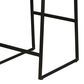 Porter Design Veracruz Counter Stool in Black Finish and Warm Camel Top Grain Leather, , large