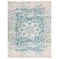 Safavieh Madison MAD603J 11" x 15" Teal and Ivory Area Rug, , large
