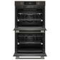 KitchenAid 2-Piece Kitchen Package with Black Ore 30" Smart Double Wall Oven and Stainless Steel 30" Gas Cooktop, , large