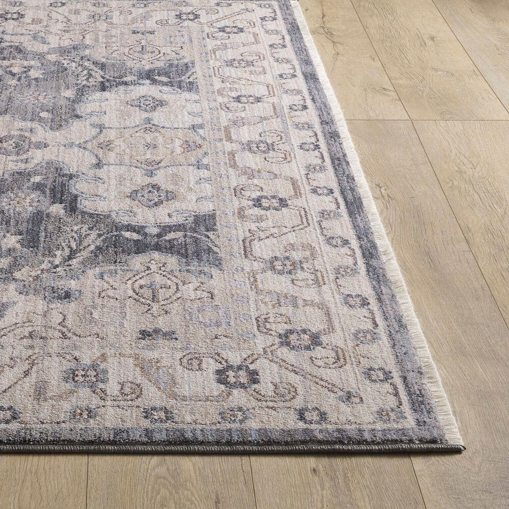 Kas Oriental Rugs Adele Sofia 11&#39;6&quot; x 15&#39;3&quot; Gray and Ivory Area Rug, , large