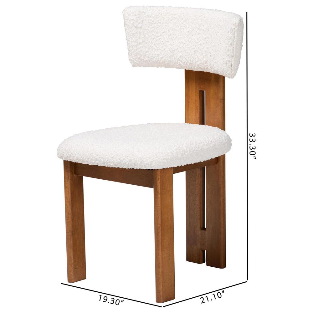 Baxton Studio Kyren Side Chair in Walnut (Set of 2), , large