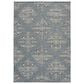 Central Oriental Melbourne Devora 7"10" x 9"10" Lagoon and Vanilla Area Rug, , large