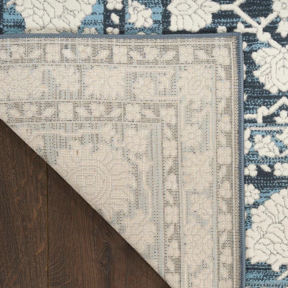 Nourison Grace Blue 7'10" x 9'10" Area Rug, , large