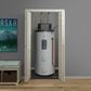 GE Appliances 50-Gallon Smart Short Electric Water Heater with Flexible Capacity in Gray, , large