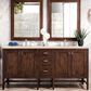 James Martin Vanities Addison 72" Double Bathroom Vanity in Mid Century Acacia with 3 cm Eternal Marfil Quartz Top and Rectangular Sinks, , large