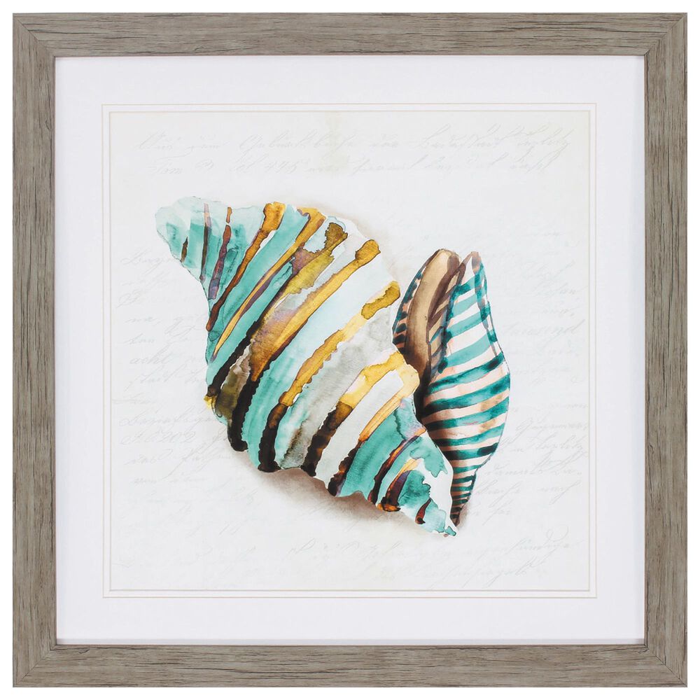 Propac "Shell III" Wall Art in Teal, , large