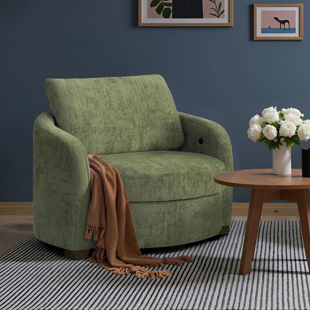 Lifestyle Solutions Manchester Accent Chair in Olive, , large