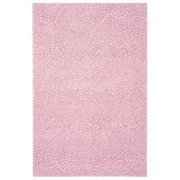 Safavieh Florida Shag SGA119P-4 4" x 6" Pink Area Rug, , large