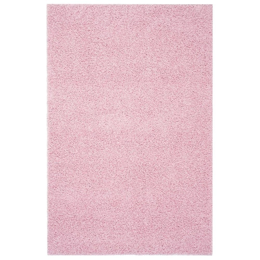 Safavieh Florida Shag SGA119P-4 4" x 6" Pink Area Rug, , large
