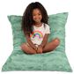 Jaxx Saxx Jr CrashPuff Floor Pillow Lounger in Spearmint Green, , large