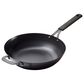 Green Pan Obsidian 12" Wok with Silicone Sleeve in Black, , large