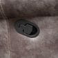 Steve Silver Nashville Manual Reclining Sofa with Drop Down Console in Grey, , large