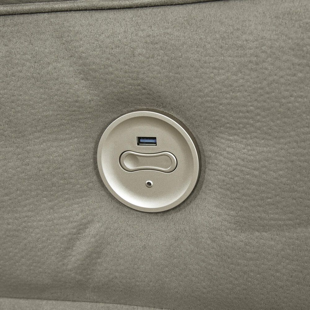 Ashley Next-Gen Gaucho Power Reclining Loveseat with Console in Putty, , large
