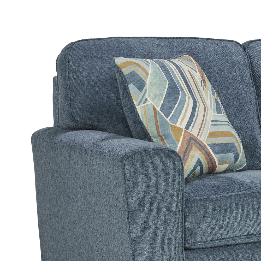 Ashley Cashton Stationary Loveseat in Blue, , large