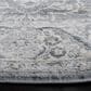 Safavieh Isabella 6"7" Round Grey and Dark Grey Area Rug, , large