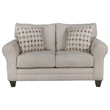 Xenia Wowza Stationary Loveseat in Sand, , large