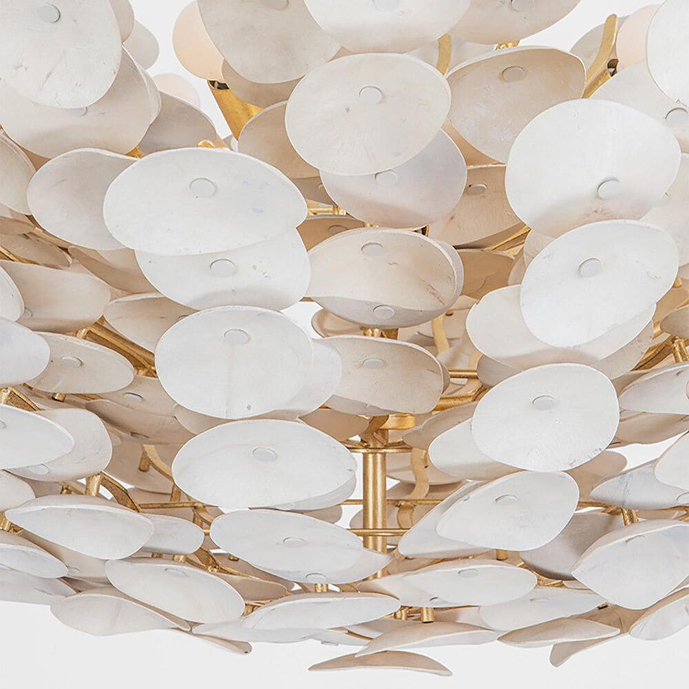 Troy Lighting Aimi 12-Light Chandelier in Vintage Gold Leaf, , large