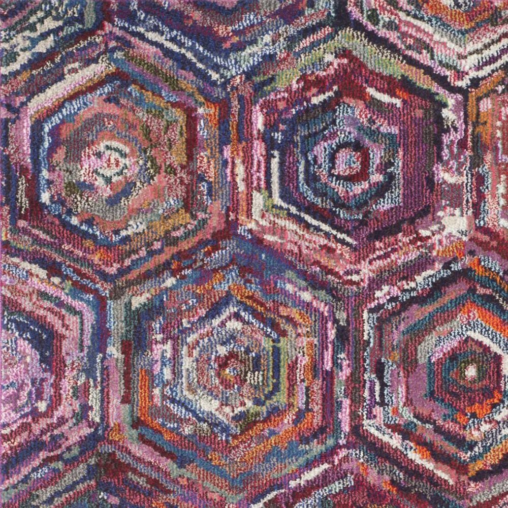 Safavieh Monaco MNC224D-4 4&#39; x 5&#39;7&quot; Pink/Multi Area Rug, , large