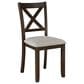 Homelegance Challis 7-Piece Rectangular Dining Set in Dark Cherry, , large