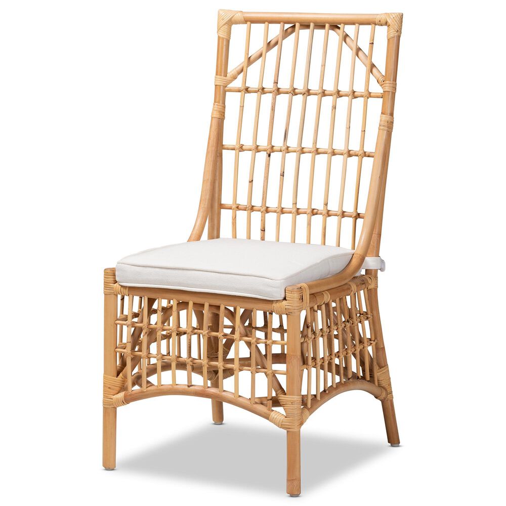 Baxton Studio Rose Side Chair in Natural Brown, , large