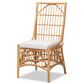 Baxton Studio Rose Side Chair in Natural Brown, , large