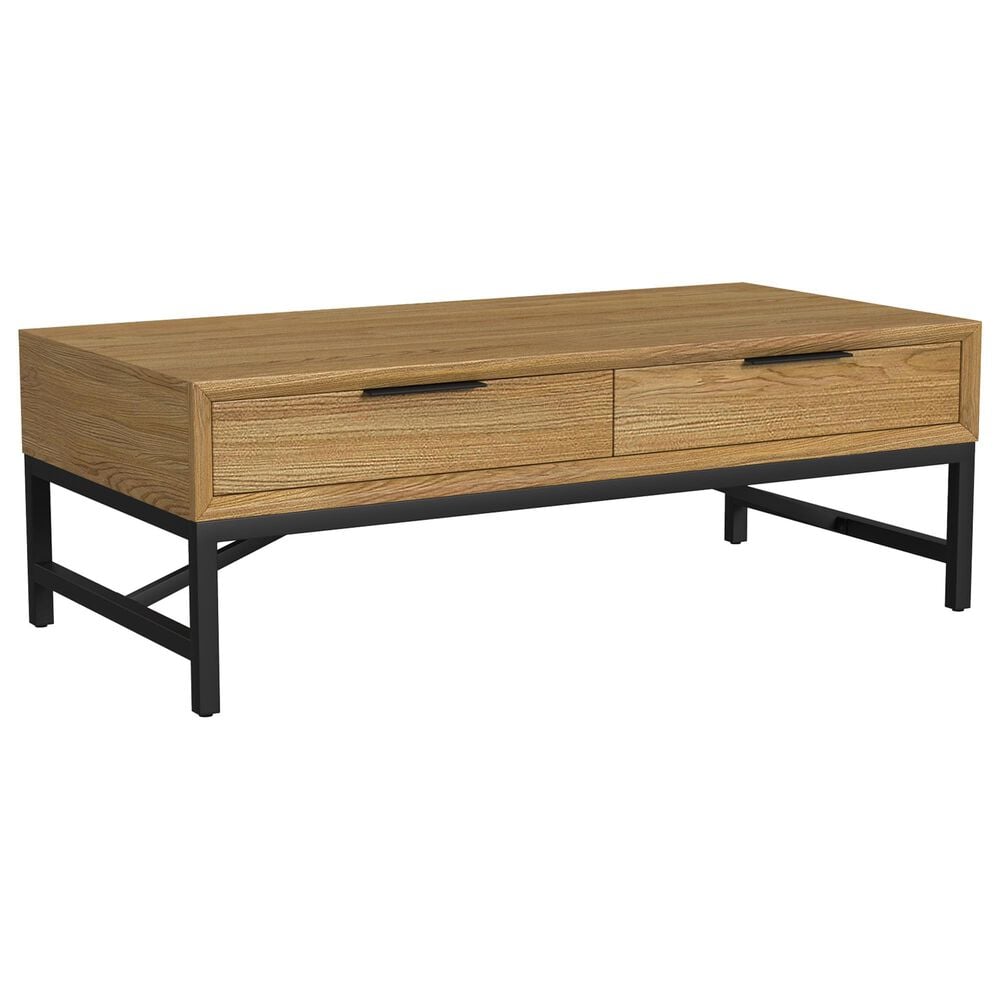 Hawthorne Furniture Newport Cocktail Table in Natural Oak, , large