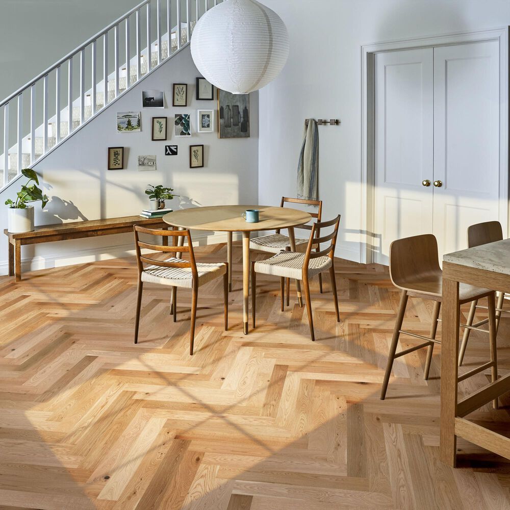 Anderson Tuftex Provincial Herringbone Au Naturale Oak Hardwood, , large