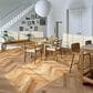 Anderson Tuftex Provincial Herringbone Au Naturale Oak Hardwood, , large