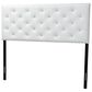 Baxton Studio Viviana Full Upholstered Headboard in White, , large