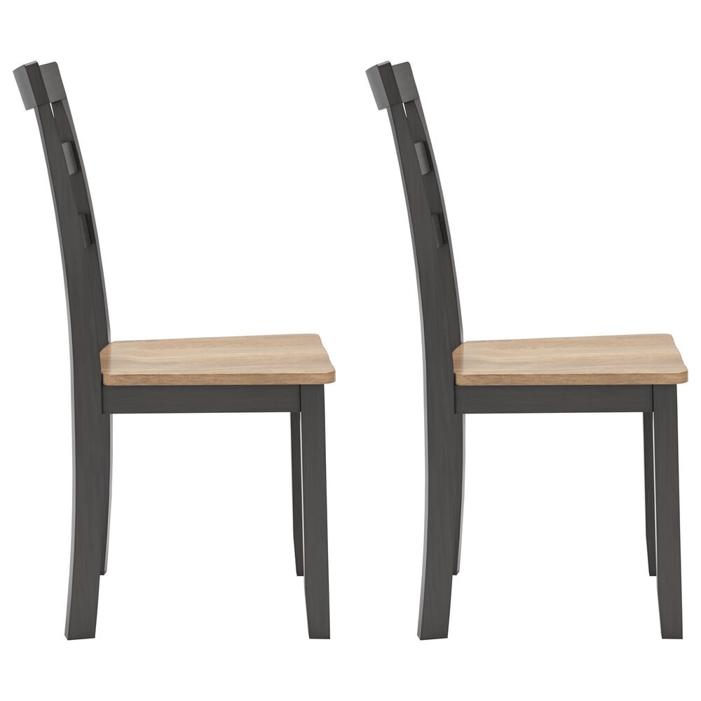 Ashley Gesthaven Dining Chair Set of 2 in Natural and Brown, , large