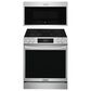 Frigidaire Gallery 2-Piece Kitchen Package with 6.2 Cu. Ft. Electric Range and 30" Over-The-Range Microwave in Stainless Steel, , large