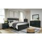 Ashley Lanolee 3-Piece Cal King Panel Bed Set in Black, , large