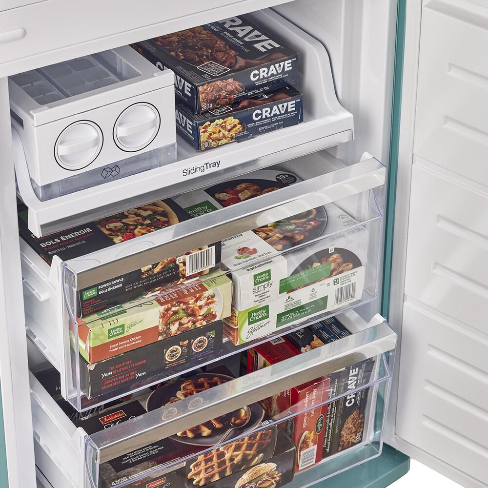 Unique Appliances Classic Retro 12 Cu. Ft. Bottom Freezer Regfrigerator In Ocean Mist Turquoise, , large