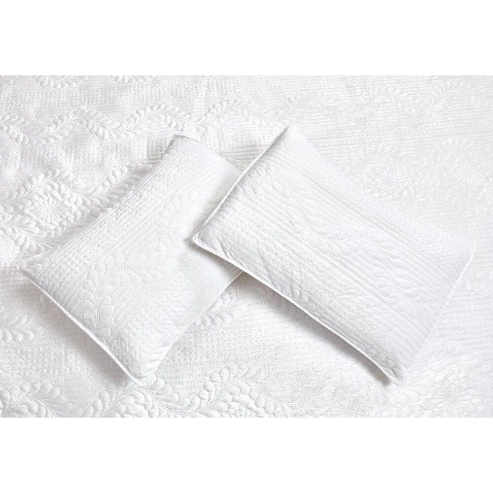Duke Imports Virah Bella Micromink 3-Piece King Quilt Set in Diamond Knit White, , large