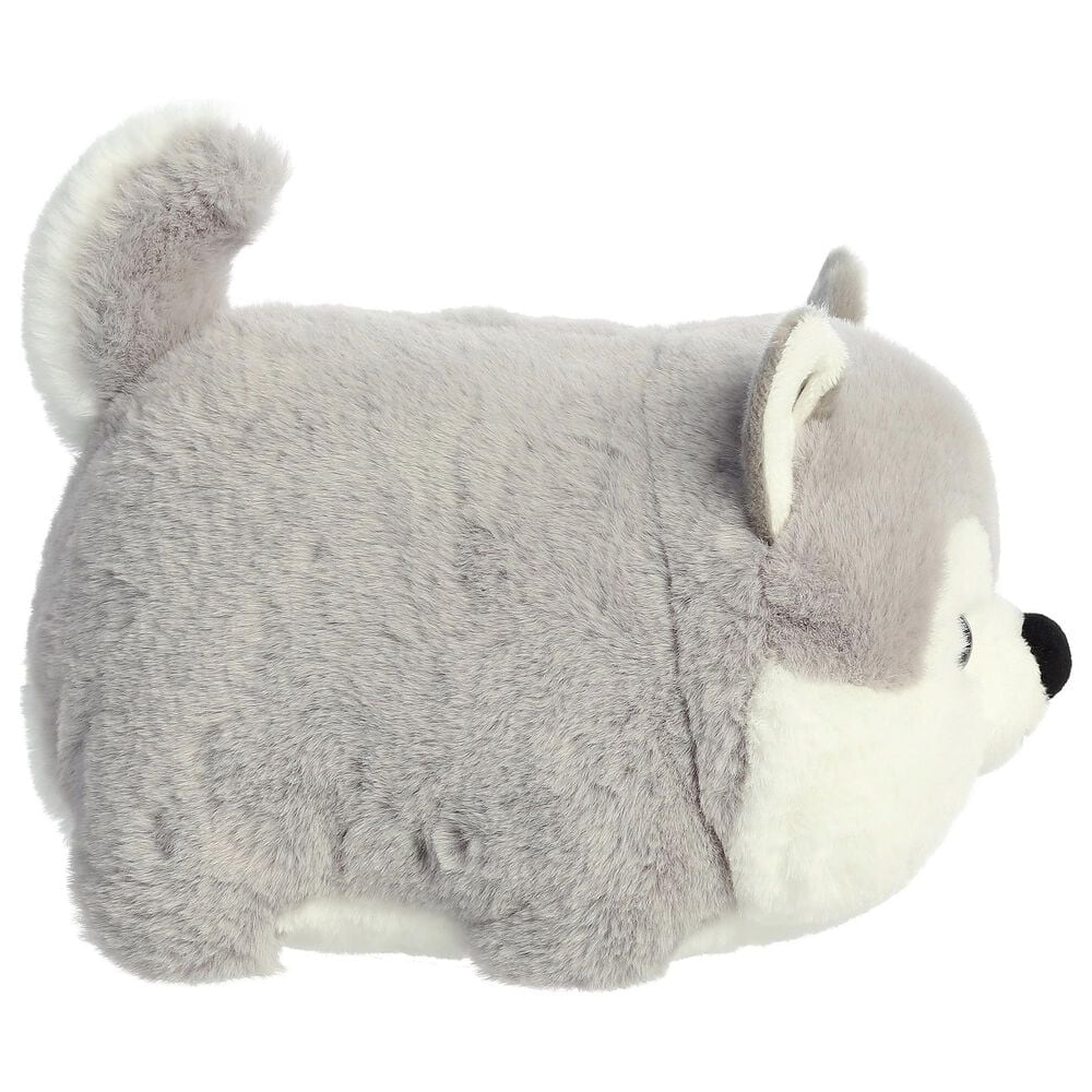 Aurora 10&quot; Haze Husky Stuffed Animal in Grey and White, , large