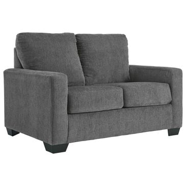 Ashley Rannis Stationary Twin Sofa Sleeper in Pewter, , large