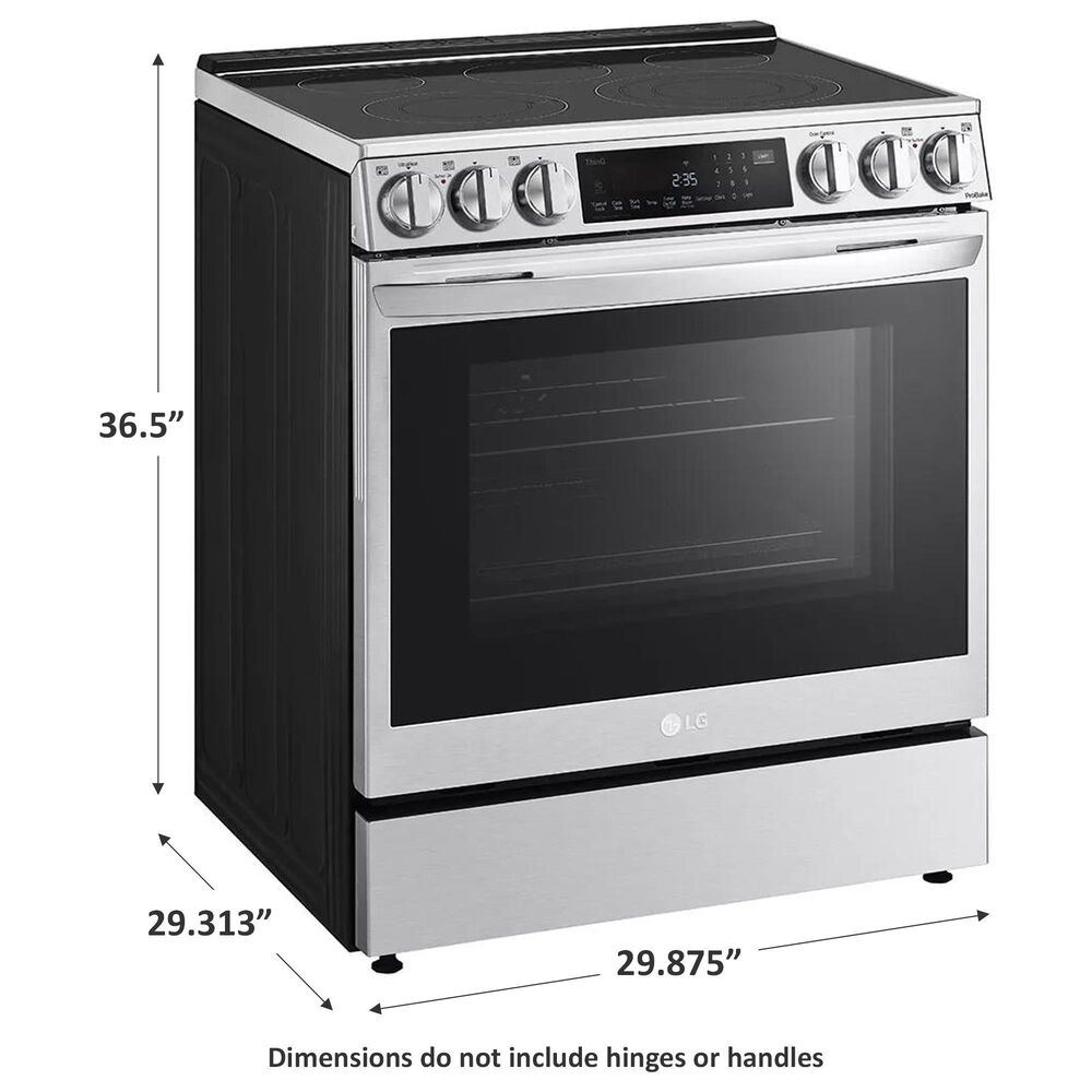 LG 6.3 Cu. Ft. Smart Wi-Fi Enabled ProBake Convection InstaView Electric Slide-In Range in Stainless Steel, , large