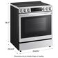 LG 6.3 Cu. Ft. Smart Wi-Fi Enabled ProBake Convection InstaView Electric Slide-In Range in Stainless Steel, , large
